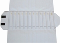 Chain-Roll,12 slots (280x46 mm)+12 Snap Hooks+elastic bands.