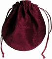 Flocked cotton bag (145x150 mm), for jewelry